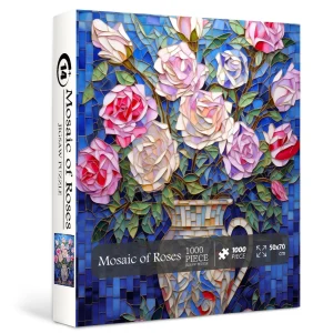 Mosaic of Roses Jigsaw Puzzles 1000 Pieces